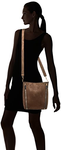 New Look Women's Bucket Cross-Body Bag Beige (Mink)