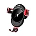 Produktbild Handyhalter Fürs Auto, Qi Handy Halterung für Auto Kompatibel Für iPhone XS MAX/XS/XR/X/8/7/6P, Samsung S9/S8/S7, Huawei,Red