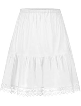 Steindl Trachten München-Salzburg Trachten Unterrock für Dirndl weiß - 53cm (Mini) 62cm (Midi) 80cm (3/4 lang)