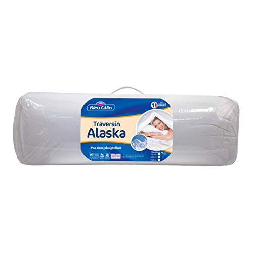 Bleu Câlin Traversin Confort 'Alaska' Blancs 160 cm PCPI