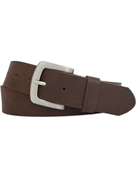 Ledergürtel 4cm breit in schwarz und braun aus einem Stück Leder - sehr weicher Damengürtel/Herrengürtel - Damen...