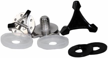 VEGA Replacement Visor Screw Set - 3 Piece (Silver)