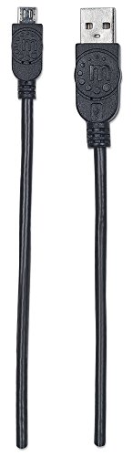 Wentronic USB-Verbindungskabel (A-Stecker auf micro B-Stecker) 3m - 4