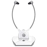 Verbessertes TV Klangerlebnis→ ARTISTE APH100 ist ein ultraleichter kinnbügel kopfhörer mit sender, reichweite von bis zu 30 m, getrennte lautstärkeregelung für linkes und rechtes Ohr, angebot kabellosen musikgenuss, eignet er sich ideal für Senioren.