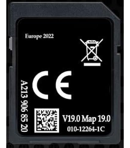 Kaartupdate (GPS Navigation) - Europa v15 2022 - Compatibel met Mercedes Benz COMAND NTG5s2 NTG5*2