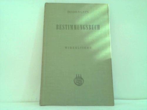 Bestimmungsbuch für deutsche Land- und Süßwassertiere: Wirbeltiere