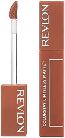Revlon ColorStay Limitless Matte Liquid Lipstick, Rossetto Liquido Opaco, Arricchito con Triplo Acido Ialuronico, Formula 100% Vegana, Ultra Resistente, Upper Hand 003, 5ml