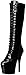 Produktbild Pleaser Damen Adore-2023 Kurzschaft Stiefel, Schwarz (Schwarz (Blk STR Pat/Blk)), 40 EU