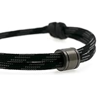 KOMIMAR Surfer Armband SURFERS STEEL - cool lässiger Surf Style - Schmuck - Freundschaftsarmband - Skater - Segeln - Geschenkidee - Handgemacht - Yachting - Skipper - Strandschmuck - DIVER - Herrenarmband - Herren Schmuck -