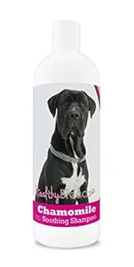 Healthy Breeds Chamomile Dog Shampoo & Conditioner with Oatmeal & Aloe for Cane Corso - Over 200 Breeds - 8 oz - Gentle for Dry Itchy Skin - Safe with Flea and Tick Topicals