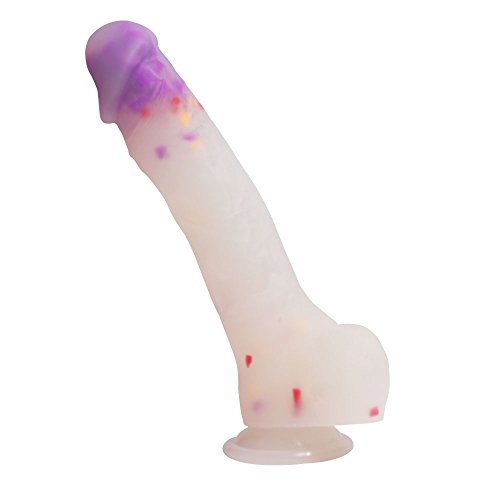 Preisvergleich Produktbild MEYOO Jelly Dildo Leistungsstarke Sucker Kristall Transparent Silikon Penis / Dick, Männlich Und Weiblich Wasserdicht Spielzeug Hahn, Geeignet Für Frauen,A