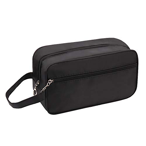 Preisvergleich Produktbild Jadeyuan Kulturbeutel, wasserdichte Reiseveranstalter tragbare Kulturbeutel Kulturbeutel für Männer und Frauen (schwarz) (Color : Schwarz, Size : M)