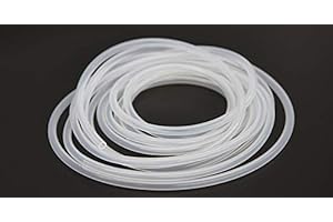 K KAMOER Kamoer Tube en silicone de qualité alimentaire haute température 2 mm ID x 4 mm OD Tube en caoutchouc de silicone pour transfert de liquide 3 m