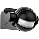 HUBER MOTION 2 Infrarot Bewegungsmelder 180° Innen/Außen Bewegungssensor IP44 I 230V Bewegungsmelder LED geeignet, vertikal v