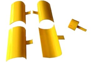 JOYKK Mini Wind Turbine Blade Vertical Axis Micro-generator Blades Small Set - Yellow