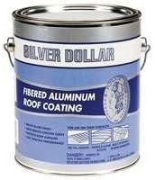 Silver Doller 6211-ga Fibered Aluminum Roof Coating, 1 Gallon by Silver Dollar