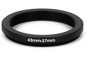 FITTINGS4YOU 43 mm -37 mm Filter Adapter Step-Down Adapter Filteradapter Step Down 43-37