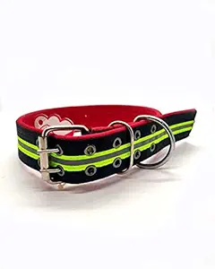 Emily Pets Dog Collar Durable Reflective Easy Clean Comfy Adjustable (Large Size 84cm) 1 Piece Dog Show Collar
