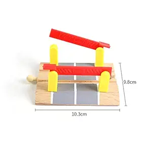 FidgetGear DIY Wooden Track Tools Bridge Toy,Train Rail Track Accessories Suitable for Thomas Kids Educational Toys