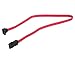 Produktbild xinyiwei 20 cm SATA Kabel Serial SATA Festplatte Daten-Verbindung Kabel One Bend One Gerade – Rot