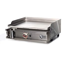 Plancha Tonio - Plancha Primo 2 à 6 personnes - Gaz Butane Propane - Plaque De Cuisson Inox 4 mm - Caisson Tout Inox - 2100 W - Allumage Piezzo Mécanique - Fabrication 100 % Française