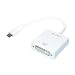 Produktbild LogiLink UA0245 USB-C auf DVI Display Adapter weiß