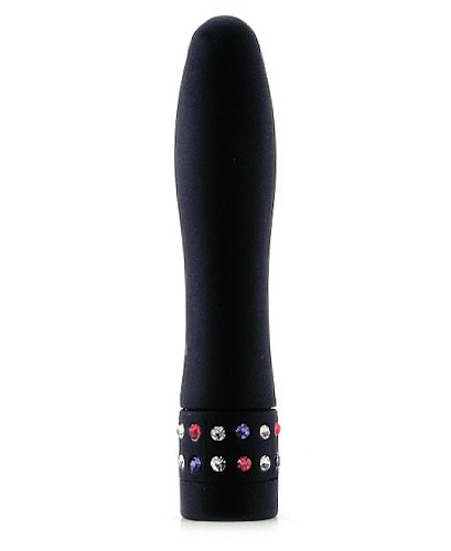 Preisvergleich Produktbild Spoody Toys Vibrator, mit Schmucksteinen, Schwarz