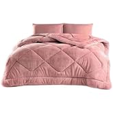 TeksNil Home Tek Kişilik &Ccedil;ift Taraflı Pembe Welsoft Yorgan 155 X 215 Zigzak - Damla - Baklava Desen