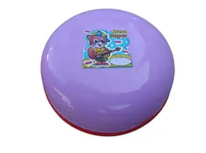 Lappu Portable Baby Powder Puff with Box Holder Container for Newborn and Kids for Baby Face and Body (Purple)