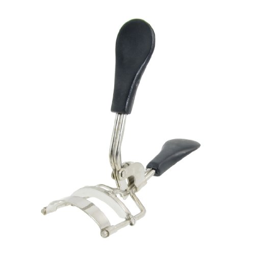Sourcingmap Plastic Handle Metal Women Beauty Eyelash Curler with Refill Pad