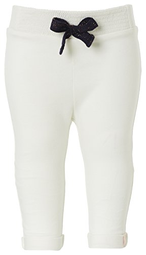 Noppies Baby Girls G Pants jrsy Liz bow Trousers, Off-White (off White C010), 6-9 Months (Manufacturer size: 74)