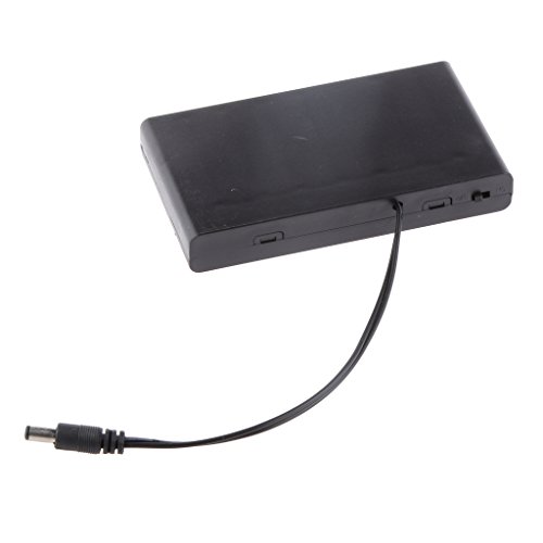 MagiDeal 8 AA-Zellen-Batterie 12V Clip-Halterung Fall Mit Abdeckung Ein- / Ausschalter Drahtleitung - 4