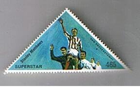 Sun Soccerstamps 1972 football stamp Superstars Stoke City STANLEY MATTHEWS 465