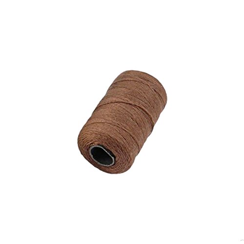 HAIR EXTENSIONS WEAVE / WEFT THREAD BLACK BROWN COTTON (Brown (400Yards))