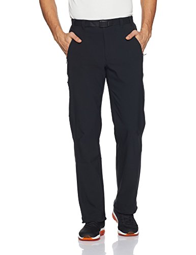 Columbia Maxtrail, Pantalones de Senderismo Para Hombre, Negro, 32W/32L