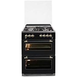 Beko fdf63110dbr - cuisiniere Table Mixte gaz/électrique - 4 Zones - Double Four électrique - 49 l - 38 l - a - l60 x h 85 cm