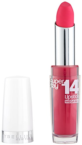 Maybelline New York Make-Up Lippenstift Superstay 14h Lipstick Coral Beams / Knalliges Pink mit 14 Stunden Halt, 1 x 3,5 g von Maybelline New York