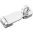 Marine Grade Stainless Steel Heavy Duty Door Hasp with Turning Padlock Eye Mount