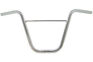 STREETPARTS24 Chrom Lenker 22mm Lenkstange passend für P.uch Maxi N S X - Mofa Moped Mokick - 28cm Höhe, 62cm Breite