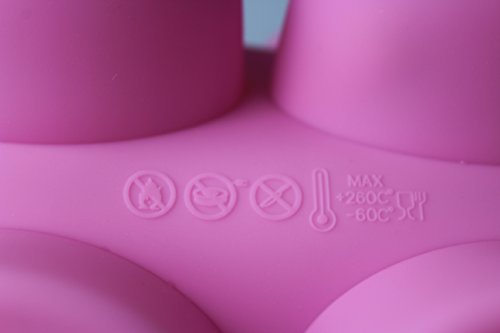 Unitedcovers Seifenform mit 8 Hohlräumen für perfekt geformte ovale Seifen – Silikonform rosa – Versand aus Deutschland - 4