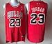 Produktbild Nike Chicago Bulls Herren Jersey / Basketballtrikot von Michael Jordan, Größe L, Rot