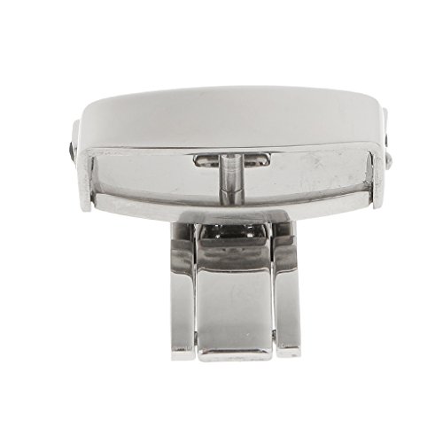 Edelstahl Faltschließe Schnellspanner Schnalle Ersatzschließe Armbanduhr – 22mm - 3