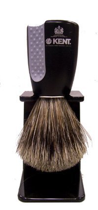 Kent's Wet Is Best Bristle Shaving Brush and Stand