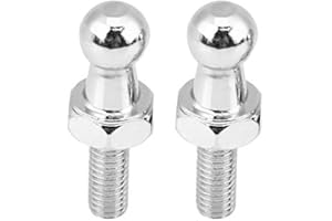 TERISASS 10mm Ball Stud Bolt, 2pcs Car Ball Stud Bolt M6 for Gas Struts Ball Ended Bonnet/Gas Strut Ball Stud/Bonnet Strut Ball Pins