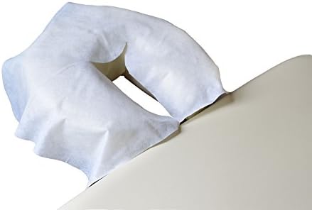 bodyworkzone 100 x DELUXE DISPOSABLE HYGIENIC HYPO-ALLERGENIC MASSAGE TABLE FACE CRADLE COVERS