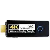 Yehua EZCast 4K x 2K HDMI WLAN Anzeige-Dongle Empfänger 2.4G/5G Dualband H.265 4K Decodierungs-Stick Unterstützt Miracast AirPlay DLNA Splitscreen-Funktion