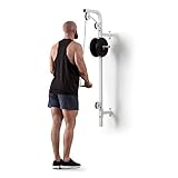 ROBUST: Im platzsparenden Heimstudio trainieren - mit der Kabelzug-Station Hangman von Klarfit kein Problem. Das robuste Trainingsgerät aus Stahl wird einfach an die Wand geschraubt und benötigt so viel weniger Platz als eine vergleichbare Latzug-Station.