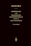 Image de Wilhelm Gesenius’ Hebräisches und Aramäisches Handwörterbuch über das Alte Testament