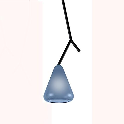 WANGLucky Tree Rake Wrought Iron Glass Chandelier Post Modern Creative Simple Art Chandelier Living Room Dining Room Bedroom Designer Ceiling Lamp