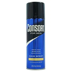 Consort Extra Hold Hair Spray Aerosol for Men, 8.30 Ounce